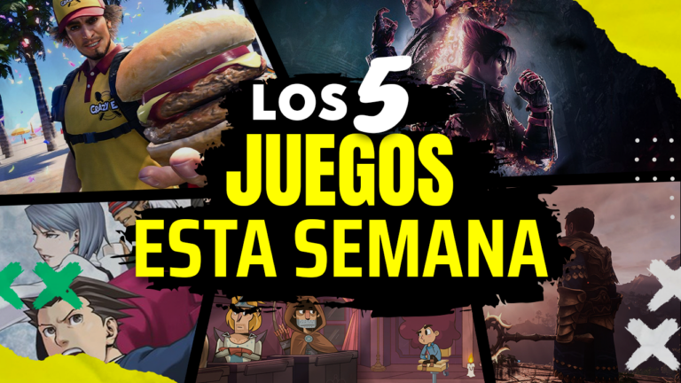 Los 5 lanzamientos de videojuegos de esta semana
