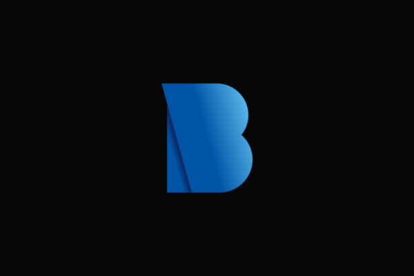 Logo de BioWare sobre fondo negro, publicado con el comunicado de cierre del estudio
