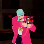 Michelle apunta con su pistola en Sorry We’re Closed