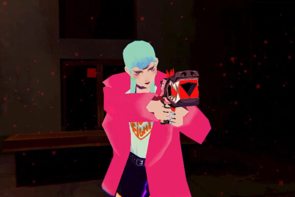 Michelle apunta con su pistola en Sorry We’re Closed