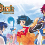 Los protagonistas de Tales of Eternia Remastered reunidos bajo el logotipo del juego