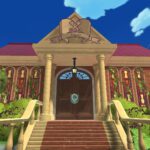 La entrada del campus de Escape Academy 2 Back 2 School