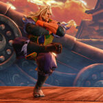 Ken prepara un ataque en una captura de Street Fighter V