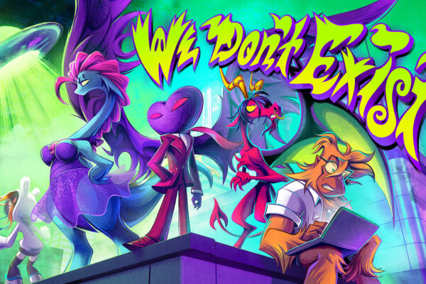 Los personajes de We Don’t Exist, una aventura narrativa de criaturas paranormales